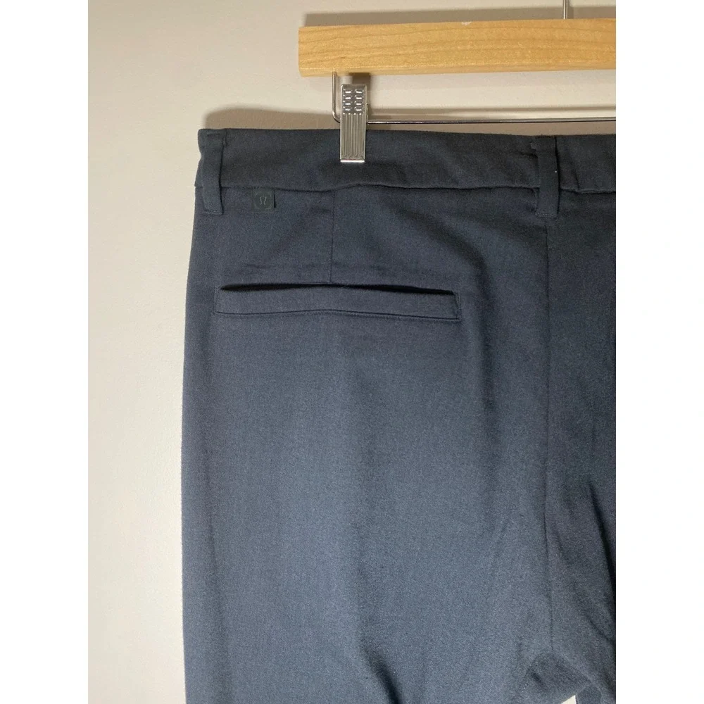 Lululemon Commission Slim Fit Pant 36 Dark Grey‎ Wool Blend Technical Chino